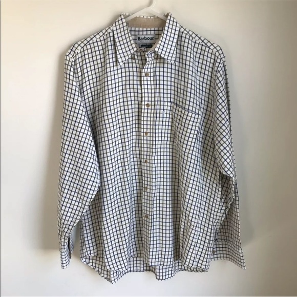 Barbour Other - Barbour Plaid Button Front Shirt Men’s XL